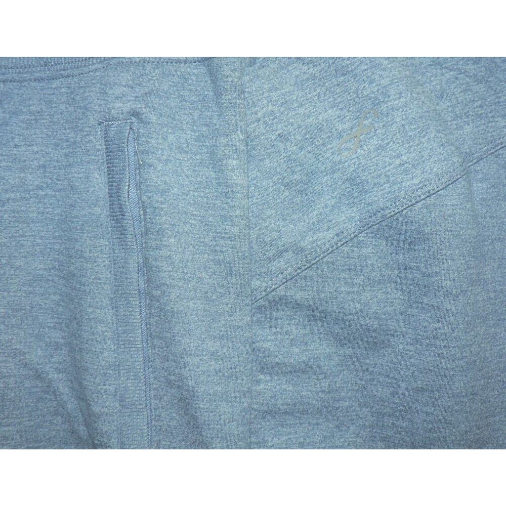 Freely Women's Plus Size Coastal Luxe Zipper Pocket Shorts in Blue 1X MSRP $30 - Picture 5 of 5